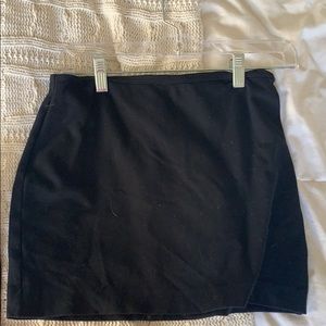 Black mini skirt size 0